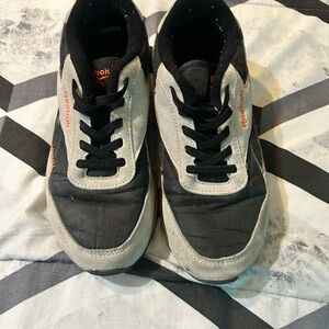 Reebok Black and White Athletic Shoes